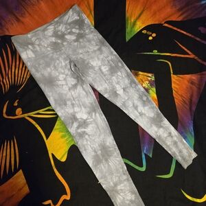 Garage Gray Tie-Dye Leggings